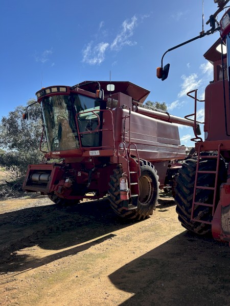 2 x Case IH 2388 Headers + Fronts & Comb Trailers Package