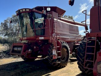 2 x Case IH 2388 Headers + Fronts & Comb Trailers Package