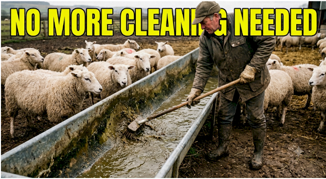 AUTOMATICALLY CLEANING LIVESTOCK DRINKING TROUGH （50L）