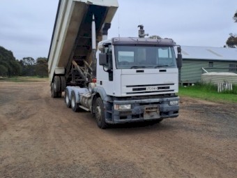 1999 Iveco Eurotech Truck and 1990 White Bogie Tipper
