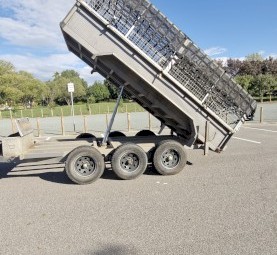 Tri-Axle TIPPER TRAILER with 900mm cage 2022