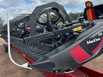 2023 MacDon D140 40ft Draper Front with Trailer