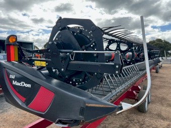 2023 MacDon D140 40ft Draper Front with Trailer