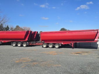Bruce Rock Engineering Tri-Axle A-Double End Tipper Combination