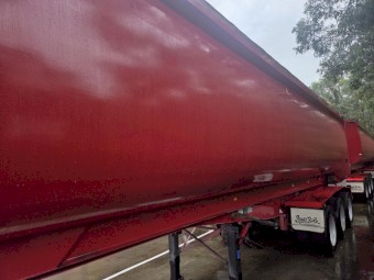 Bruce Rock Engineering Tri-Axle A-Double End Tipper Combination