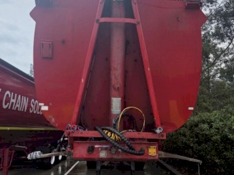 Bruce Rock Engineering Tri-Axle A-Double End Tipper Combination