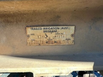 FOR SALE – Trailco T300 Turbo Travelling Irrigator SN: 11718