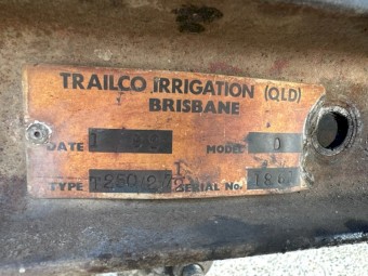 FOR SALE – Trailco T250 Travelling Irrigator
