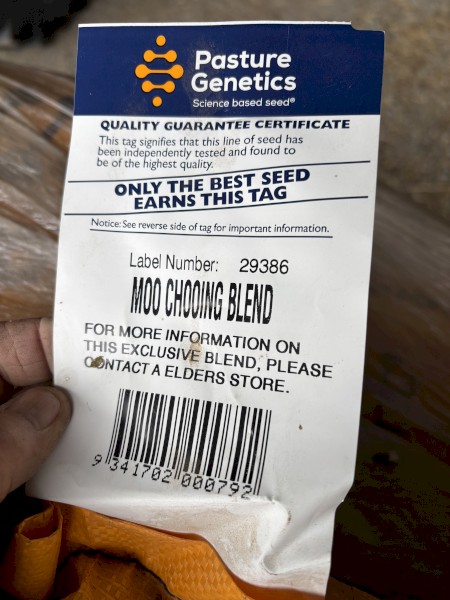 Moo Choo Pasture seed mix