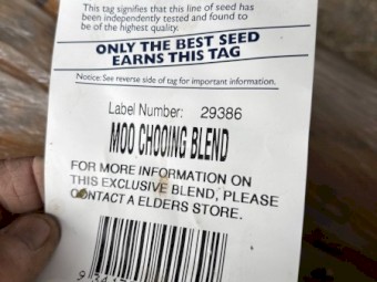Moo Choo Pasture seed mix