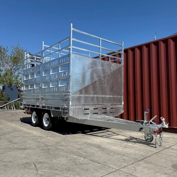 All-New 2026 Model 12×7 Flat Top Cattle Trailer – 3500kg/4500kg ATM