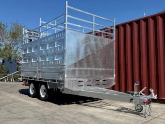 All-New 2026 Model 12×7 Flat Top Cattle Trailer – 3500kg/4500kg ATM