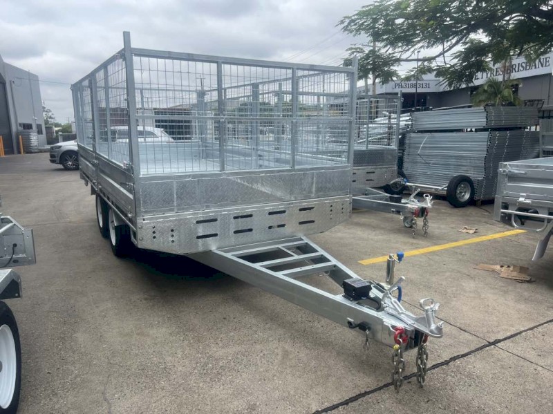 14×7 Flat Top / Flat Deck Trailer – 150×50×1800mm Drawbar |3500KG/ 4500KG ATM ATM For Sale