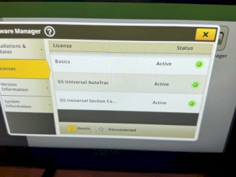 G5 display auto trac and section control