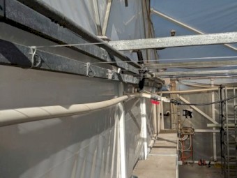 Commercial Greenhouse 18m x 18m Multi-Span — Galvanised Frame, Climate Control
