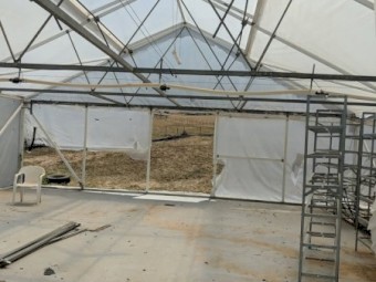 Commercial Greenhouse 18m x 18m Multi-Span — Galvanised Frame, Climate Control