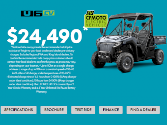 CF-Moto UForce U6 EV SxS UTV