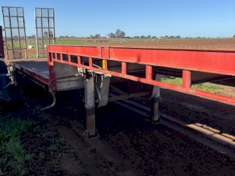 1989 Freighter 41ft Drop Deck Semi Trailer