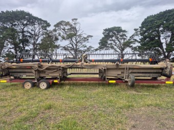 2015 MacDon D65 30ft Windrower Front