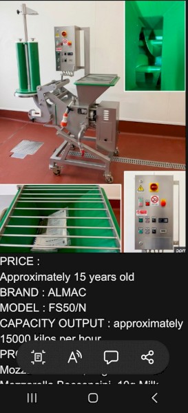 Almac Cheese Moulder