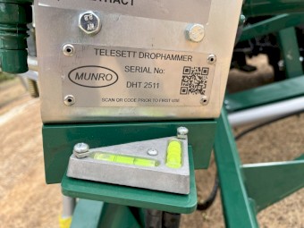 2022 - Munro Telesett Drophammer – Hydraulic Sideshift – 40hrs – 3 Augers