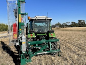 2022 - Munro Telesett Drophammer – Hydraulic Sideshift – 40hrs – 3 Augers