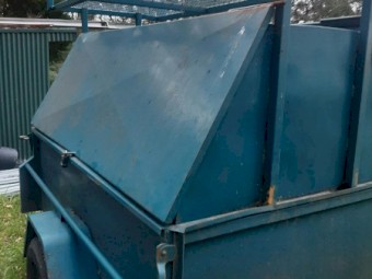7x4 Enclosed Box Trailer with Roof Rack - Fish Creek VIC