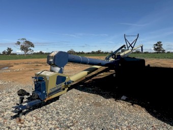 Harvest International H1074XT Torpedo 74ft x 10inch Swing Away Auger