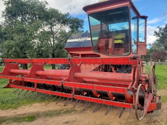Massey Ferguson 3342 header circa 1981-82 with pickup and comb fronts