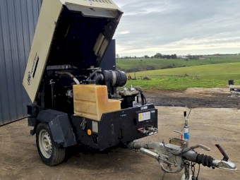 Ingersoll rand / doosan 7/31 diesel air compressor 