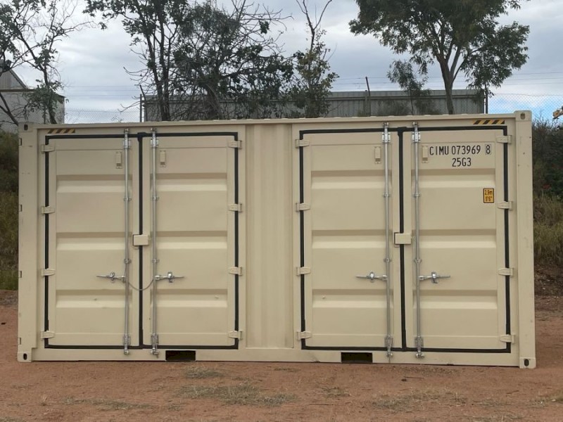 New 20ft High Cubes with 2 sets of Double Doors in Right Hand Side