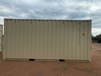 New 20ft High Cubes with 2 sets of Double Doors in Right Hand Side