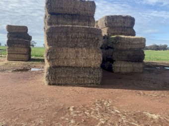 Top & Bottom Wheat Straw bales