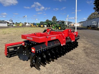 ROCCA SupaTill ST-350 Heavy Duty Speed Discs 28 Discs with Maintenance Free Bearings, Hydraulic Contrl Crumble Roller