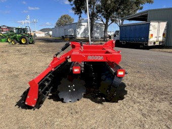 ROCCA SupaTill ST-350 Heavy Duty Speed Discs 28 Discs with Maintenance Free Bearings, Hydraulic Contrl Crumble Roller