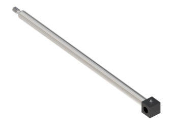 Piston rod for John Deere 640 SL front loader bucket-tilt cylinder (also 540A and 740A)