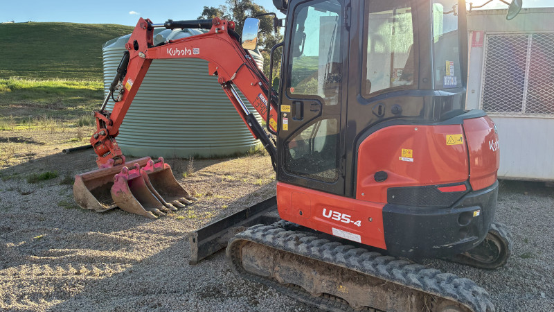 2025 Kubota U35-4 3.5 Tonne Excavator