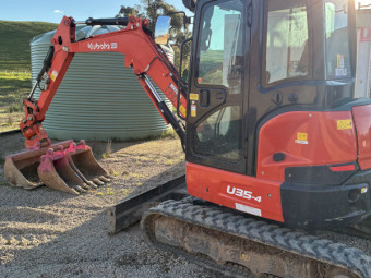 Kubota u35-4 3.5 Tonne Excavator