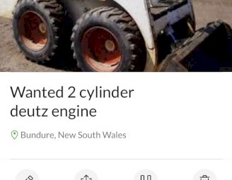 WANTED 2 Cylinder Deutz Engine