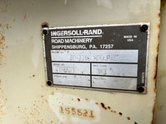 Ingersoll Rand Vibrating Roller 1999