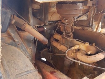 Bedford truck tipper tipping tray bulk bin grain feeder