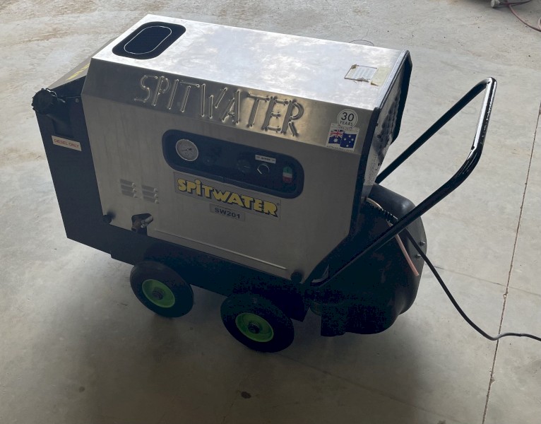 Spitwater Pressure Cleaner, SW201 Diesel Hot Wash for sale.