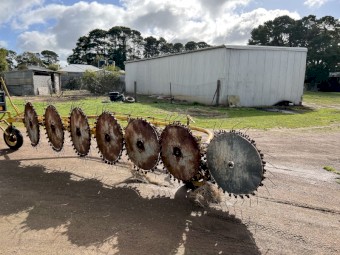 Bamford 7 wheel Hay Rake