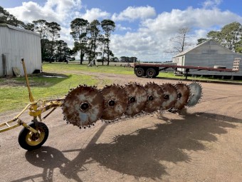 Bamford 7 wheel Hay Rake