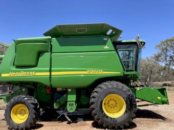 2003 John Deere 9750 STS Header with 936D Draper Front & Trailer
