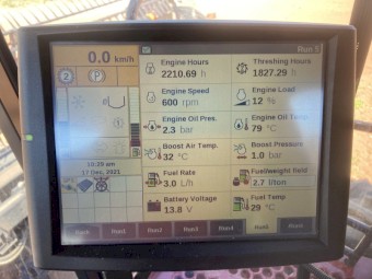 2012 Case IH 7230 Header with 40’ 2152 MacDon Front