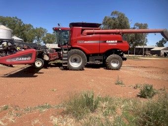 2012 Case IH 7230 Header with 40’ 2152 MacDon Front