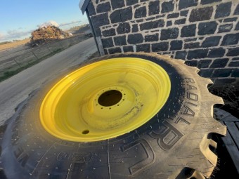 JD 420/80R46 Tyres and Rims Brand New  