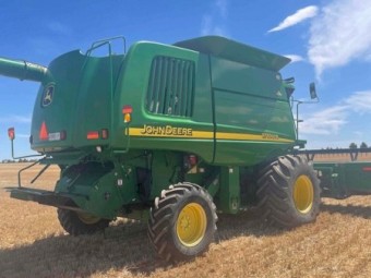 John Deere 9750STS Header with Front & Trailer