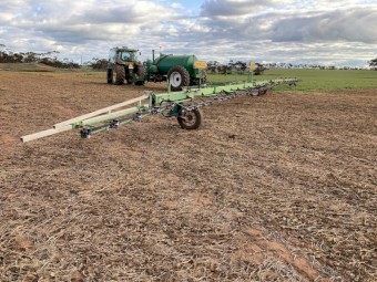 2007 6000lt Goldacres 36m Trailed Boom Sprayer